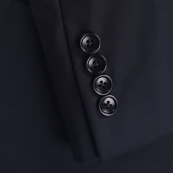 Brooks Brothers 1818 Fitzgerald 2-Piece Black Wool Suit 38R, Pants W32xL32 - Picture 7 of 15